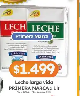 Cordiez Primera Marca leche larga vida oferta