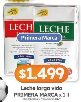 Cordiez Primera marca leche larga vida oferta