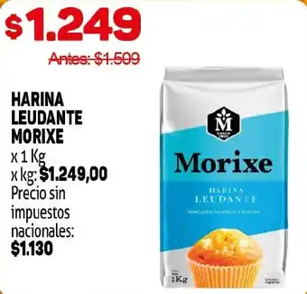 Makro Morixe harina leudante oferta