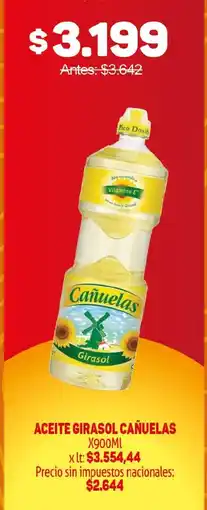 Makro Cañuelas aceite girasol oferta