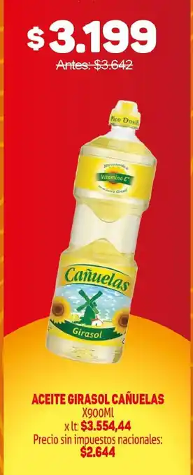 Makro Cañuelas aceite girasol oferta