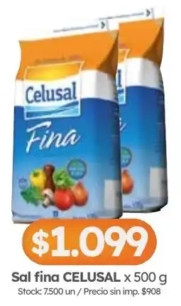 Cordiez Celusal sal fina oferta