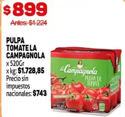 Makro La campagnola pulpa de tomate oferta