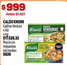 Makro Knorr caldo de verduras oferta