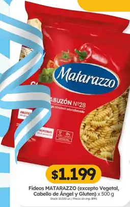 Cordiez Matarazzo fideos oferta