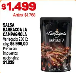 Makro La campagnola salsa barbacoa oferta