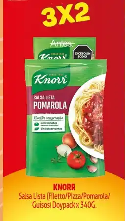 Makro Knorr salsa lista oferta