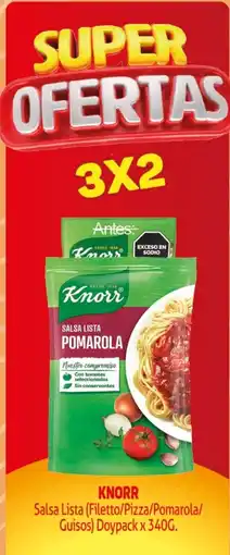 Makro Knorr salsa lista (filetto/pizza/pomarola/guisos) oferta