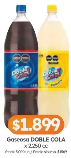 Cordiez Doble cola gaseosa oferta