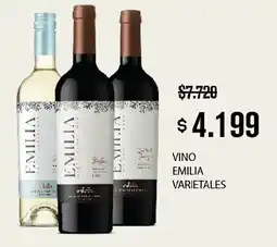 Makro Emilia vino varietales oferta