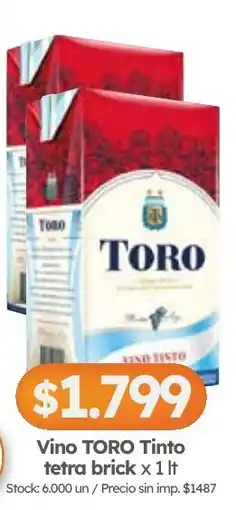 Cordiez Toro vino tinto oferta