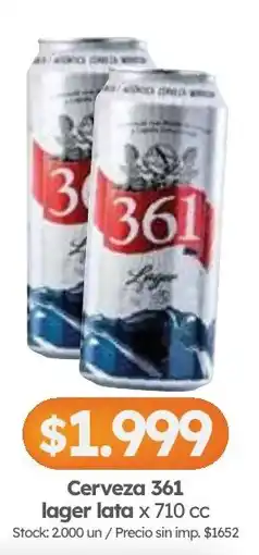 Cordiez 361 cerveza lager oferta