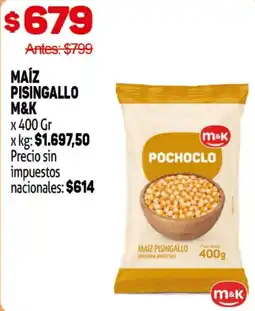 Makro M&K maíz pisingallo oferta