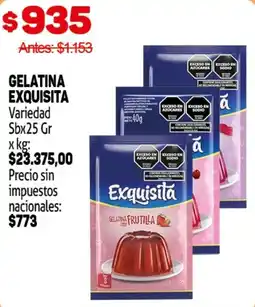 Makro Exquisita gelatina oferta