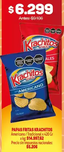 Makro Krachitos papas fritas oferta