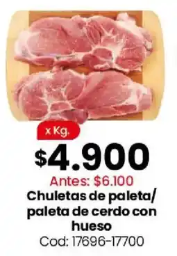 Coto Chuletas de paleta/ paleta de cerdo con hueso oferta