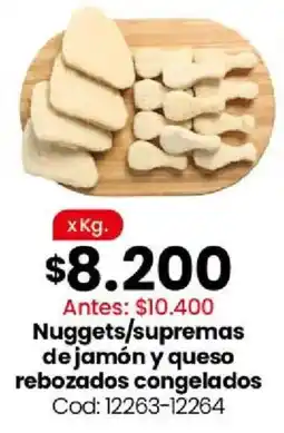 Coto Nuggets/supremas de jamón y queso rebozados congelados oferta