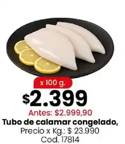 Coto Tubo de calamar congelado oferta
