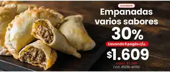 Coto Empanadas varios sabores oferta