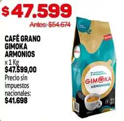 Makro Gimoka café grano armonioso oferta