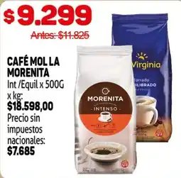 Makro Morenita café molida oferta