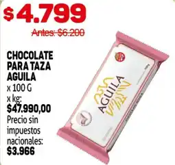 Makro Aguilá chocolate para taza oferta