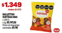 Makro M&K galletitas surtidas oferta