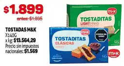 Makro M&K tostadas oferta