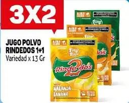 Makro Rinde dos jugo polvo 1+1 oferta