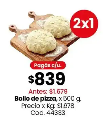 Coto Bollo de pizza oferta