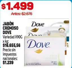 Makro Dove jabón cremoso oferta