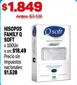 Makro Qsoft hisopos flexibles oferta