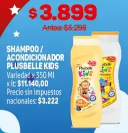 Makro Plusbelle kids shampoo / acondicionador oferta