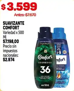 Makro Comfort suavizante oferta