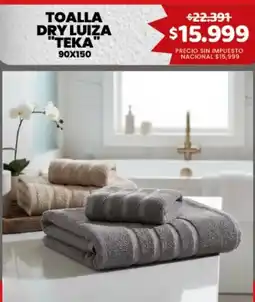 Makro Toalla dry luiza teka oferta