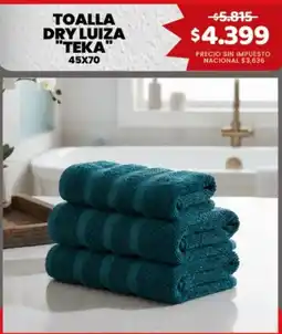 Makro Dry luiza toalla oferta