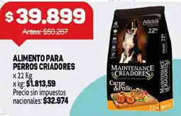 Makro Maintenance alimento para perros criadores oferta