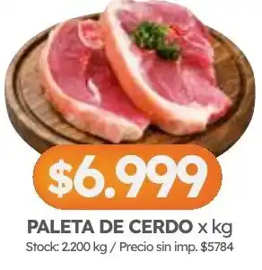 Cordiez Paleta de cerdo oferta