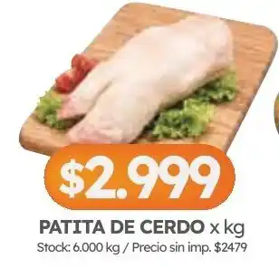 Cordiez Patita de cerdo oferta