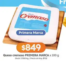 Cordiez Primera marca queso cremoso oferta