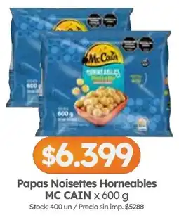 Cordiez Mc Cain papas noisettes horneables oferta