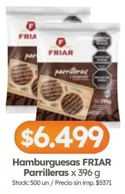 Cordiez Friar hamburguesas parrilleras oferta