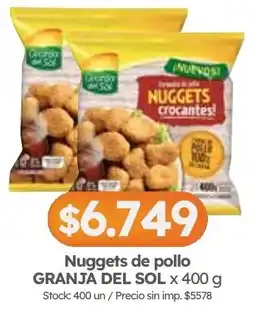 Cordiez Granja del sol nuggets de pollo oferta