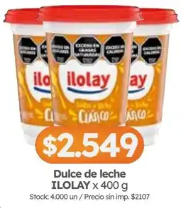 Cordiez Ilolay dulce de leche oferta