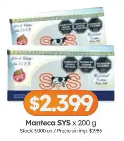 Cordiez Sys manteca oferta