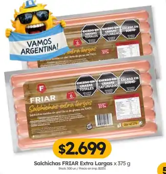 Cordiez Friar salchichas extra largas oferta