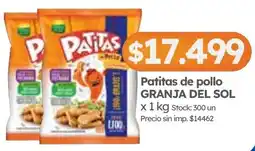 Cordiez Patitas patitas de pollo granja del sol oferta