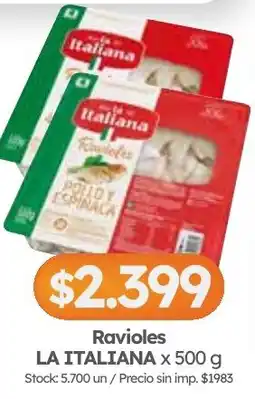 Cordiez La italiana ravioles oferta