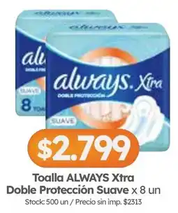 Cordiez Always toalla xtra oferta