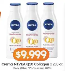 Cordiez Nivea crema reafirmante q10 plus collagen oferta